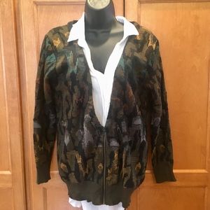 Cute Camo-print sweater